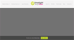 Desktop Screenshot of limelight-designstudio.com