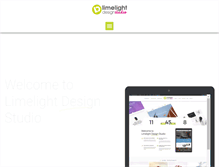 Tablet Screenshot of limelight-designstudio.com